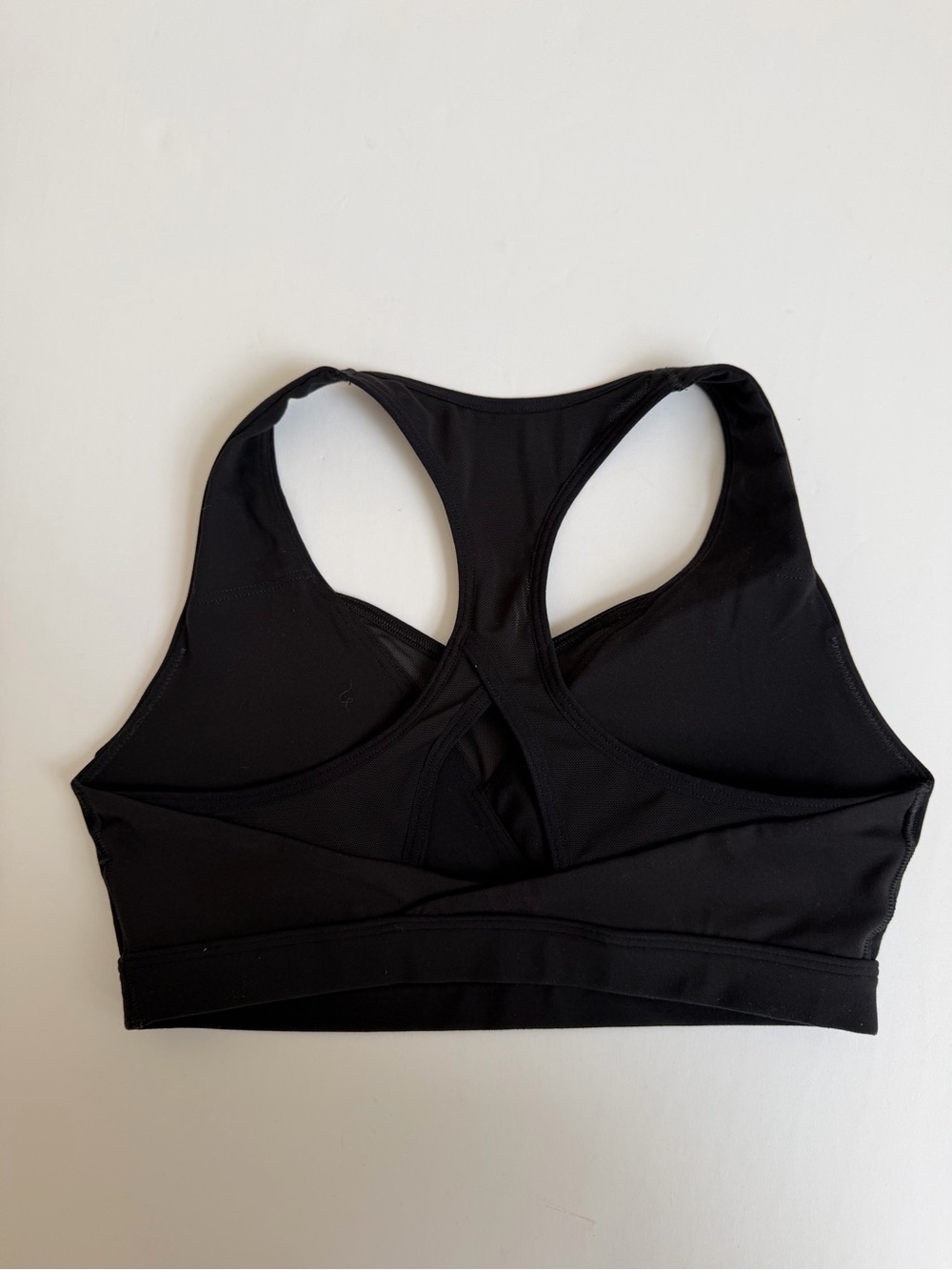 Gymshark Black Mesh Crossback Sports Bra - Picture 3 of 5